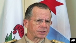 Chairman of the U.S.Joint Chiefs of Staff Admiral Mike Mullen (file photo)