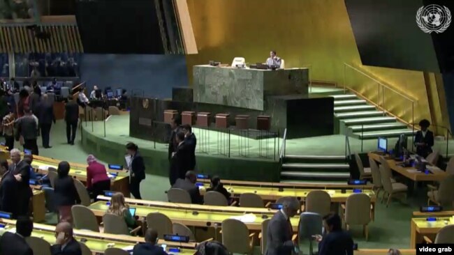 Một phiên thảo luận của Hội đồng Nhân quyền LHQ.