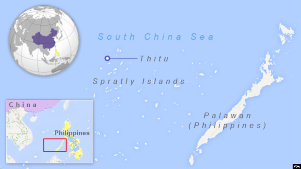 Đảo Thị Tứ, còn gọi là đảo Pagasa) đảo lớn nhất ở quần đảo Trường Sa, gần Philippines.