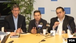 Human Rights Watch, cuyo director ejecutivo para las Américas es José Miguel Vivanco (izquierda), discutió en Washington la actual situación de derechos humanos en Venezuela.