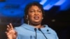 Stacey Abrams foi a porta-voz dos democratas na réplica ao Estado da União