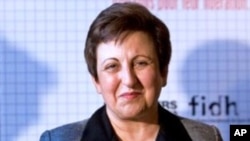 Nobel laureate Shireen Ebadi (file photo)