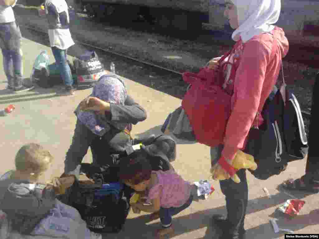 Migrants - Macedonia Tabanovce, Macedonian Serbian border September 17, 2015