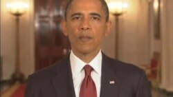 Başkan Obama Canlı Yayında Usame bin Ladin'in Öldürüldüğünü Açıkladı