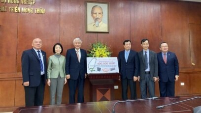 Đài Loan tặng $400,000 USD tiền hỗ trợ nhân đạo cho Việt Nam ứng phó với thiên tai. Photo Courtesy MOFA