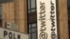 FILE - The Twitter logo is shown at its corporate headquarters in San Francisco, California, April 28, 2015.
