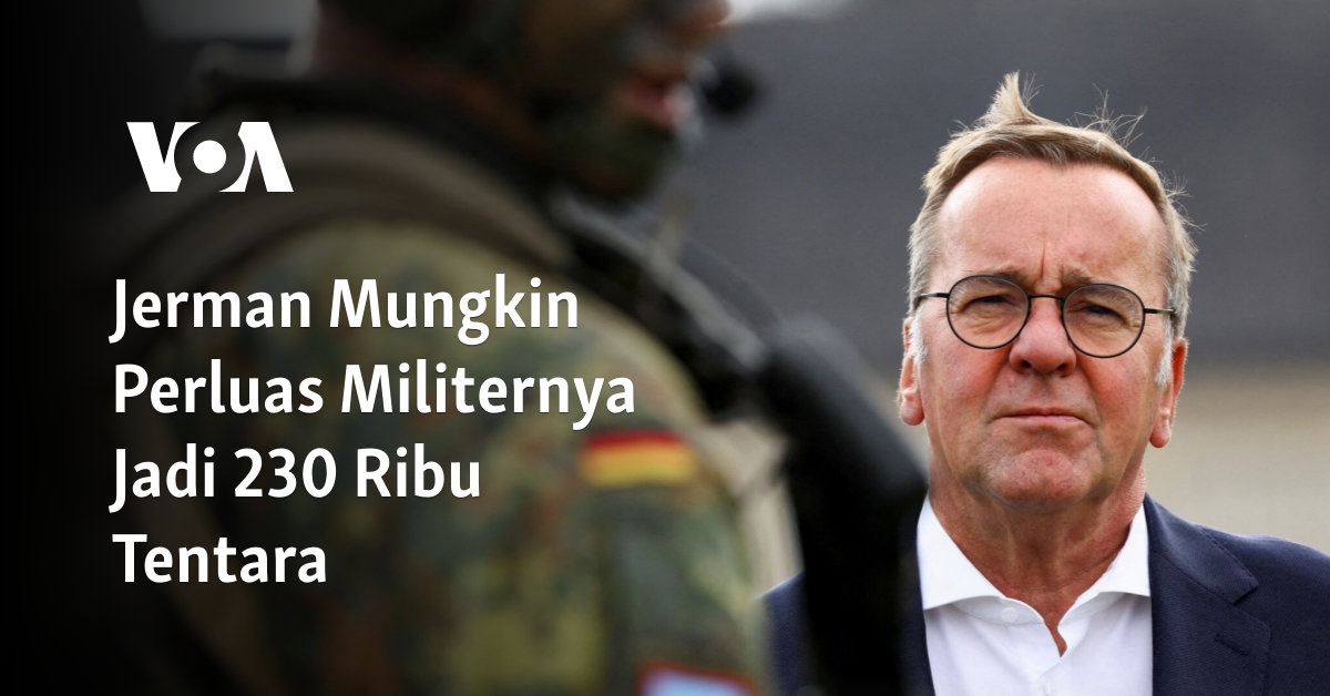 Jerman Mungkin Perluas Militernya Jadi 230 Ribu Tentara