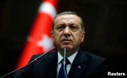 FILE - Turkish President Tayyip Erdogan