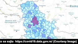 Srbija, Beograd, zvanična statistika obolelih koronavirusom