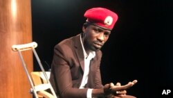 Robert Kyagulanyi, conhecido por Bobi Wine, em Washington