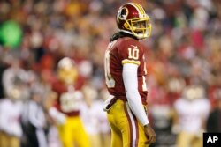 Redskins'in oyun kurucusu Robert Griffin III