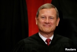 FILE - U.S. Chief Justice John Roberts