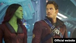 Scene from the big money maker movie 'Guardians of the Galaxy.'