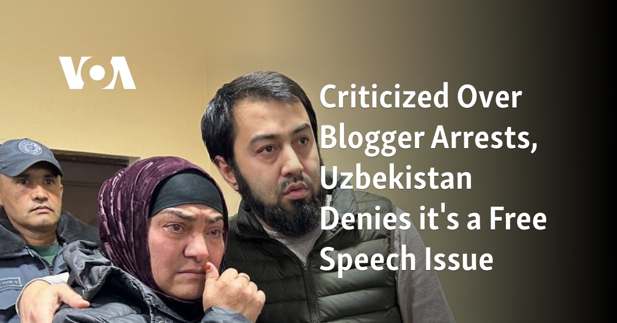 Criticized Over Blogger Arrests, Uzbekistan Denies It's a Free Speech Issue