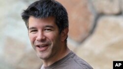 FILE - Uber CEO and co-founder Travis Kalanick.