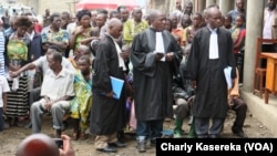 Audience foraine pour l’octroi les actes de naissance aux ex enfants soldats, à Rutshuru, Nord-Kivu, RDC, 6 septembre 2017. (VOA/Charly Kasereka)