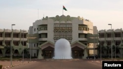 A view shows Burkina Faso's presidential palace in Ouagadougou, Nov. 23, 2014. 