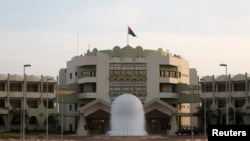 Une vue de palais présidentiel à Ouagadougou