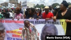 Supporters and activists joined the Itai Dzamara family in remembering him by staging a public march in Harare.