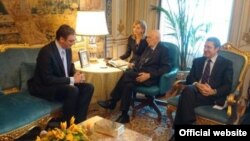 Premijer Srbije tokom susreta sa predsednikom Italije Đorđom Napolitanom (gov.rs)