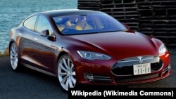 Một chiếc xe Model S của hãngTesla.