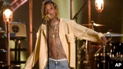 Wiz Khalifa performs at the Billboard Music Awards at the MGM Grand Garden Arena, on May 17, 2015, in Las Vegas.