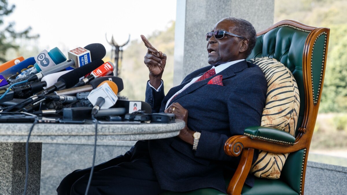 Zimbabwe's Mugabe Says Now Accepts Mnangagwa As Legitimate President