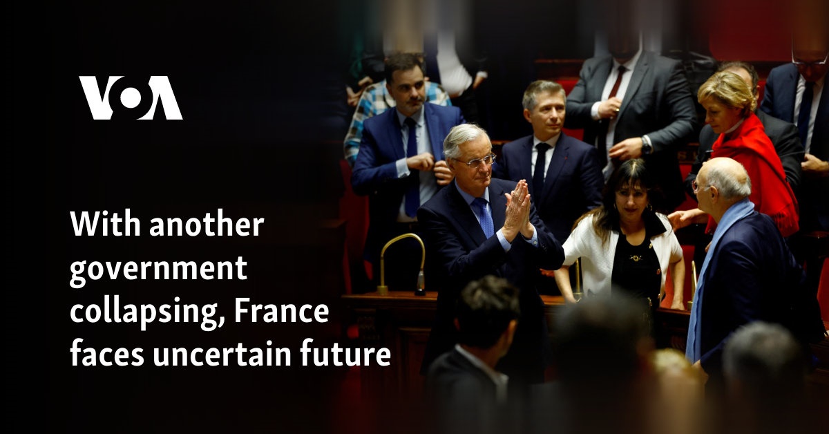 With another government collapsing, France faces uncertain future