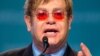 Sir Elton John speaks at the XIX International Aids Conference, July 23, 2012, in Washington. 