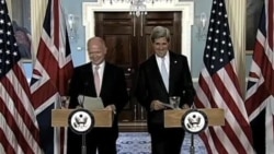 Kerry, Hague Discuss Boosting Support for Syrian Opposition