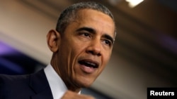 Le président Barack Obama lors d'une conférence de presse à la Maison Blanche, à Washington, 6 mai 2016. 