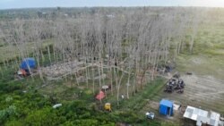 Taman Likuefaksi, destinasi wisata lokal yang digagas pemuda di desa Lolu, Kabupaten Sigi, Sulawesi Tengah, Jumat, 30 Oktober 2020. (Foto: Yoanes Litha)