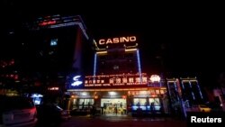 Local Cambodians worry about the influx of Chinese businesses such as this restaurant, hotel and casino in Preah Sihanoukville province. (Samrang Pring | Reuters) 