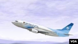 Sebuah pesawat Pamir Airways sesaat setelah lepas landas (foto: dokumentasi).