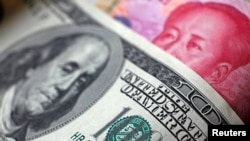 미국 달러(USD)와 중국 위안(CNY), 