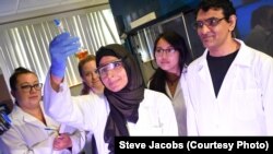 CUPO students work in their labs at Clarkson University, Wednesday, May 30, 2018.