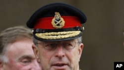 British Defense Chief General David Richards (file photo)