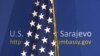 Zastava SAD u americkoj ambasadi u Sarajevu