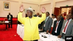 Rais wa Uganda Yoweri Museveni katika picha