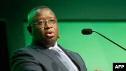 Julius Maada Bio, le président de la Sierra Leone, à Cape Town, le 3 février 2020.