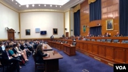 U.S. Foreign Affairs Committee Hearing on “Democracy Promotion in a Challenging World” at the U.S. Capitol in Washington, DC, June 14, 2018. (Photo: Chap Chetra/VOA Khmer)