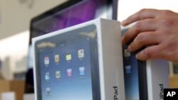 苹果公司生产的iPad