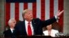 Le président Donald Trump prononce son discours sur l'état de l'Union lors d'une session conjointe du Congrès à Washington, le mardi 4 février 2020. (Leah Millis / Pool via AP)