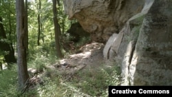 The Meadowcroft Rockshelter in Washington County, Pa., where archaeologists found artifacts dating back 16,000 years.