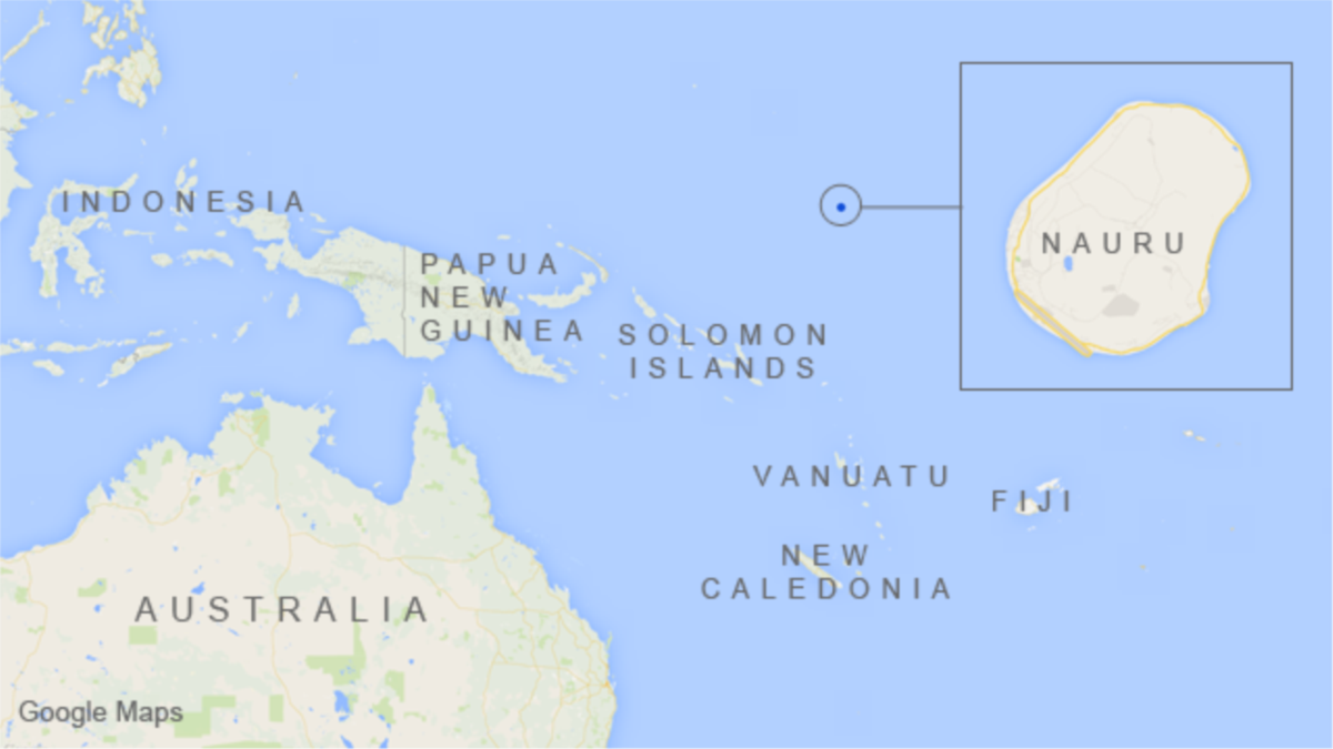 Остров Науру на карте. Науру на карте Австралии. Науру и Тувалу на карте.