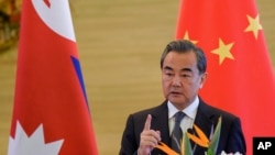 Ngoại trưởng Trung Quốc Vương Nghị tại họp báo hôm 7/9 ở Bắc Kinh