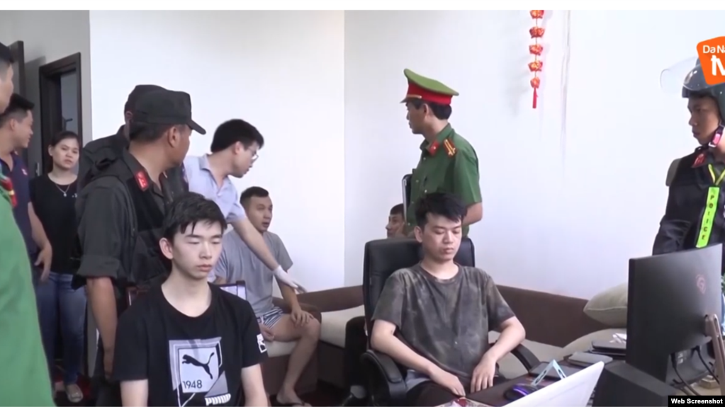 CÃ¡c cÃ´ng dÃ¢n Trung Quá»‘c bá»‹ chÃ­nh quyá»n ÄÃ  Náºµng báº¯t giá»¯ hÃ´m 6/6/2019. Photo Da Nang TV