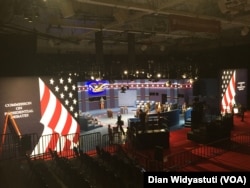 Aula debat di Washington University, St. Louis, Missouri