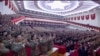 In this image made from video from North Korean broadcaster KRT, delegates applaud during the party congress in Pyongyang, North Korea, May 6, 2016. 