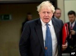 Boris Johnson, secretario de Relaciones Exteriores de Gran Bretaña.